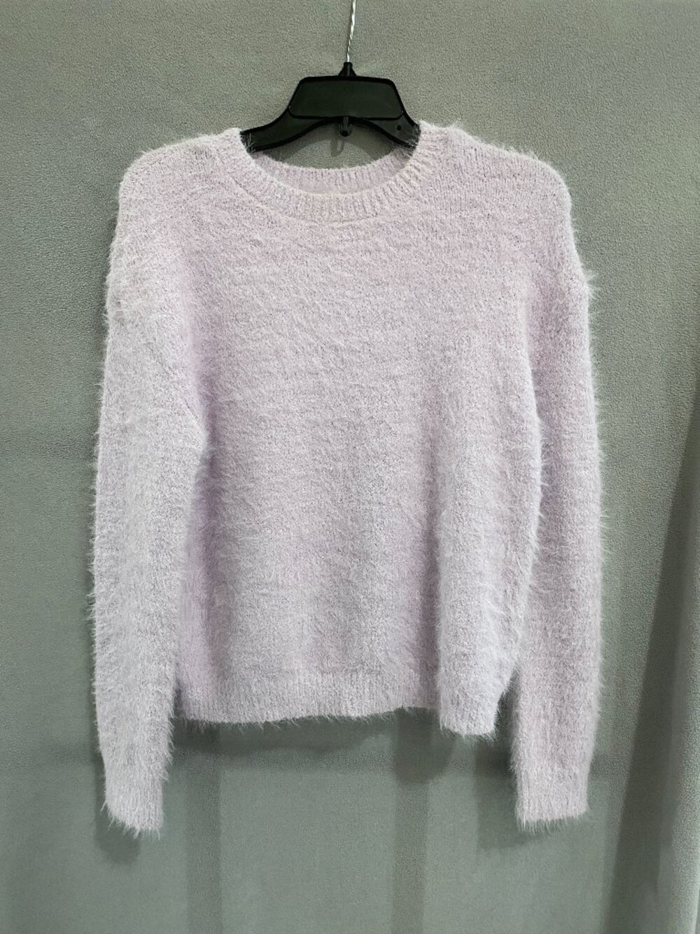 GB Girls Eyelash Knit Sweater XL (16) Light Pink Fuzzy Soft Cozy Pullover